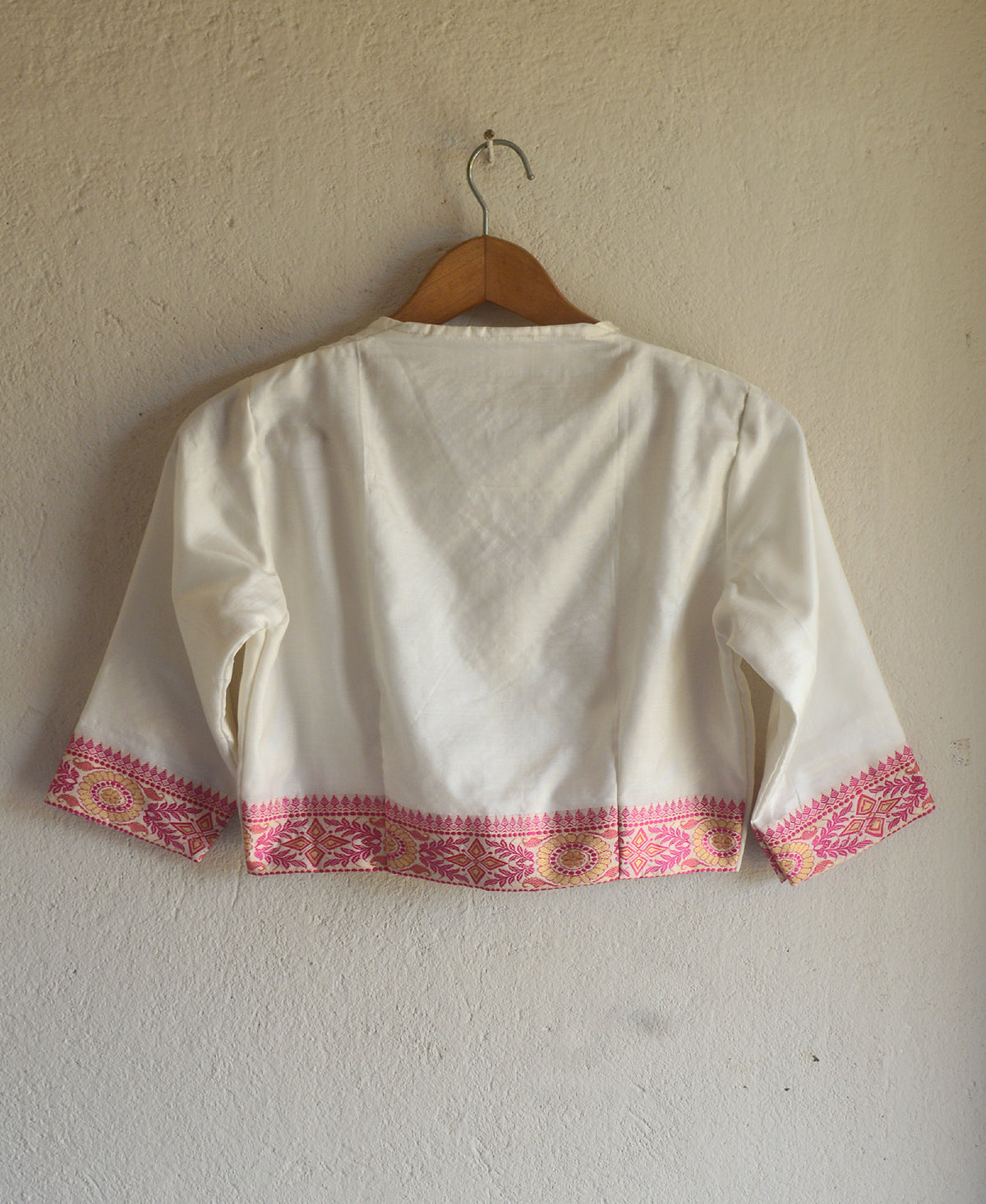 Kora White Saree Blouse