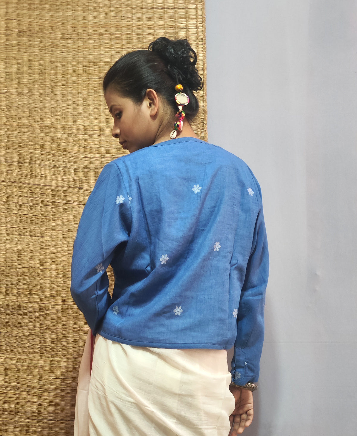 Neela Angarakha CropTop