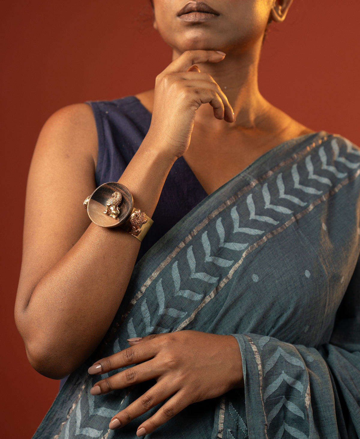 Yali Mandala Cuff