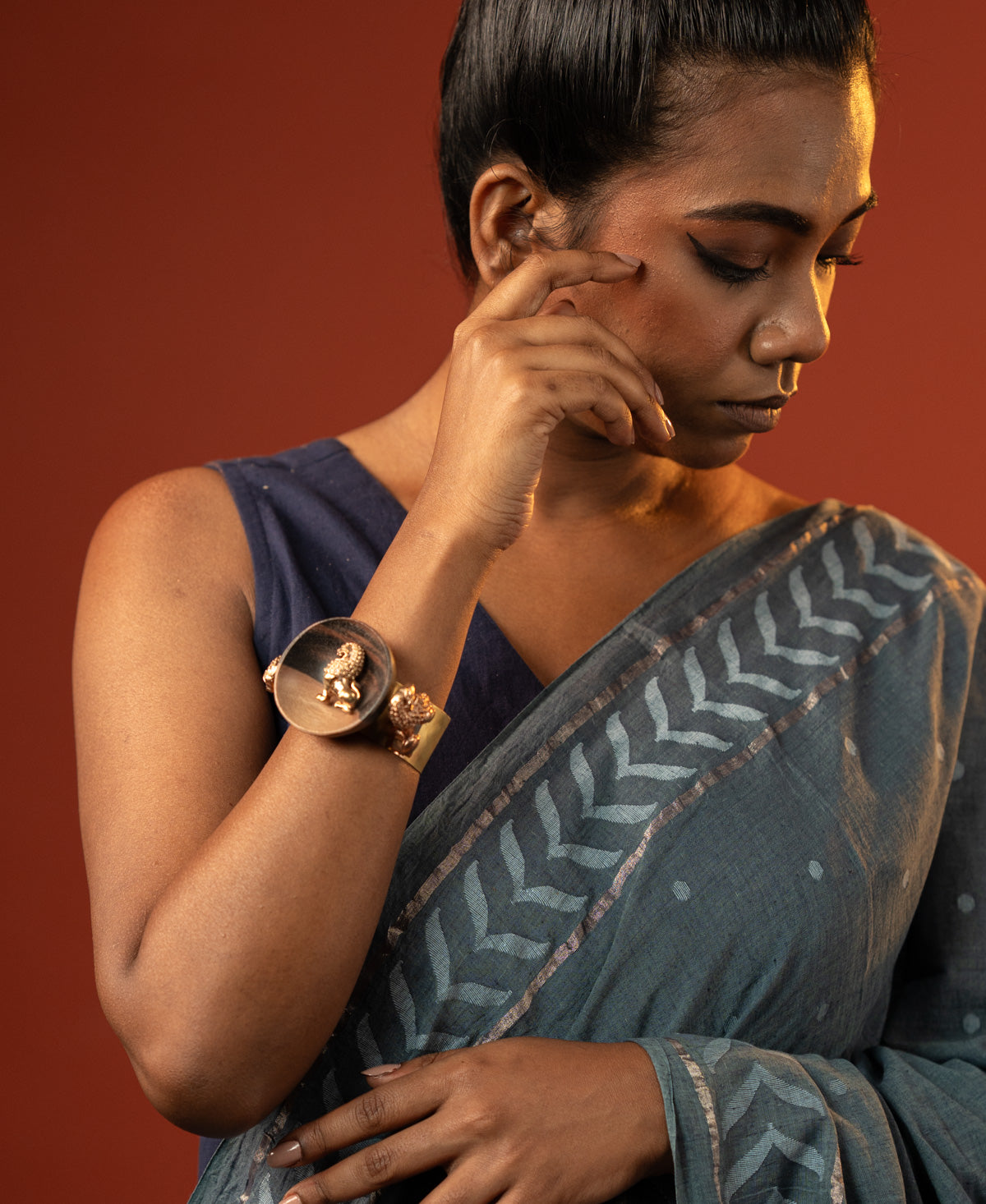 Yali Mandala Cuff