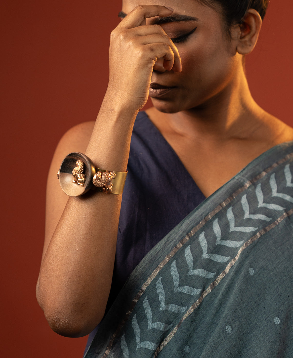 Yali Mandala Cuff