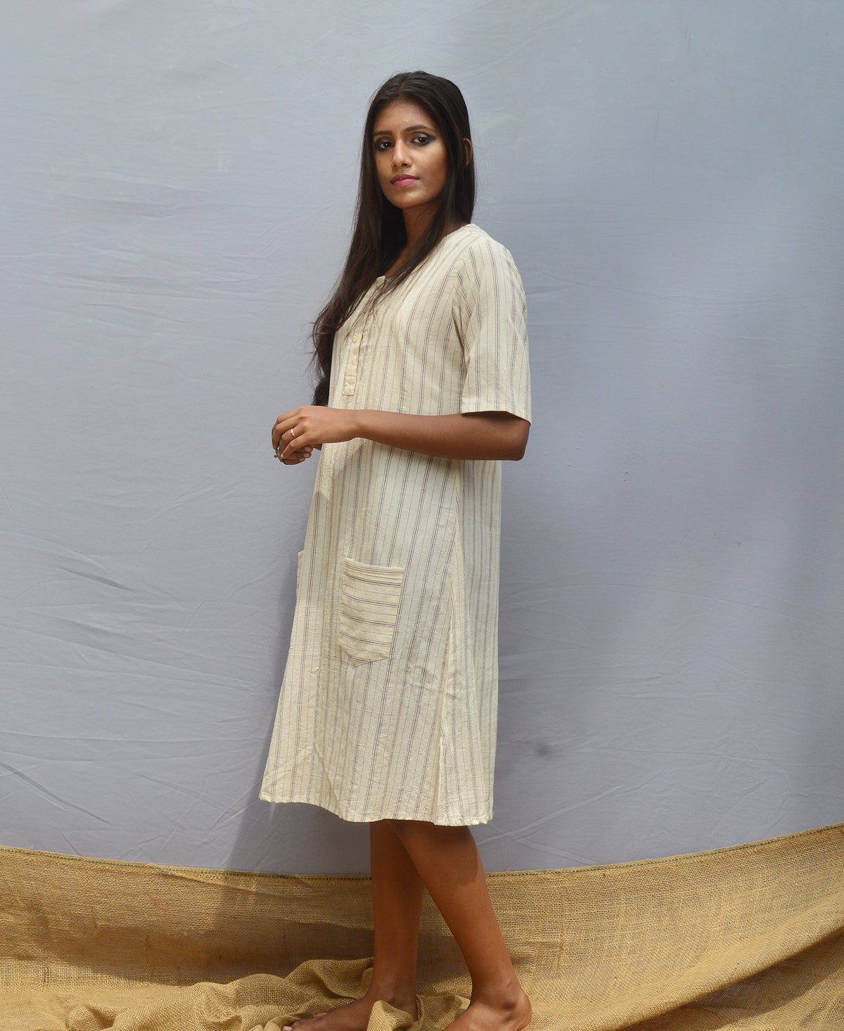 Striped Kora Tailored Tunic