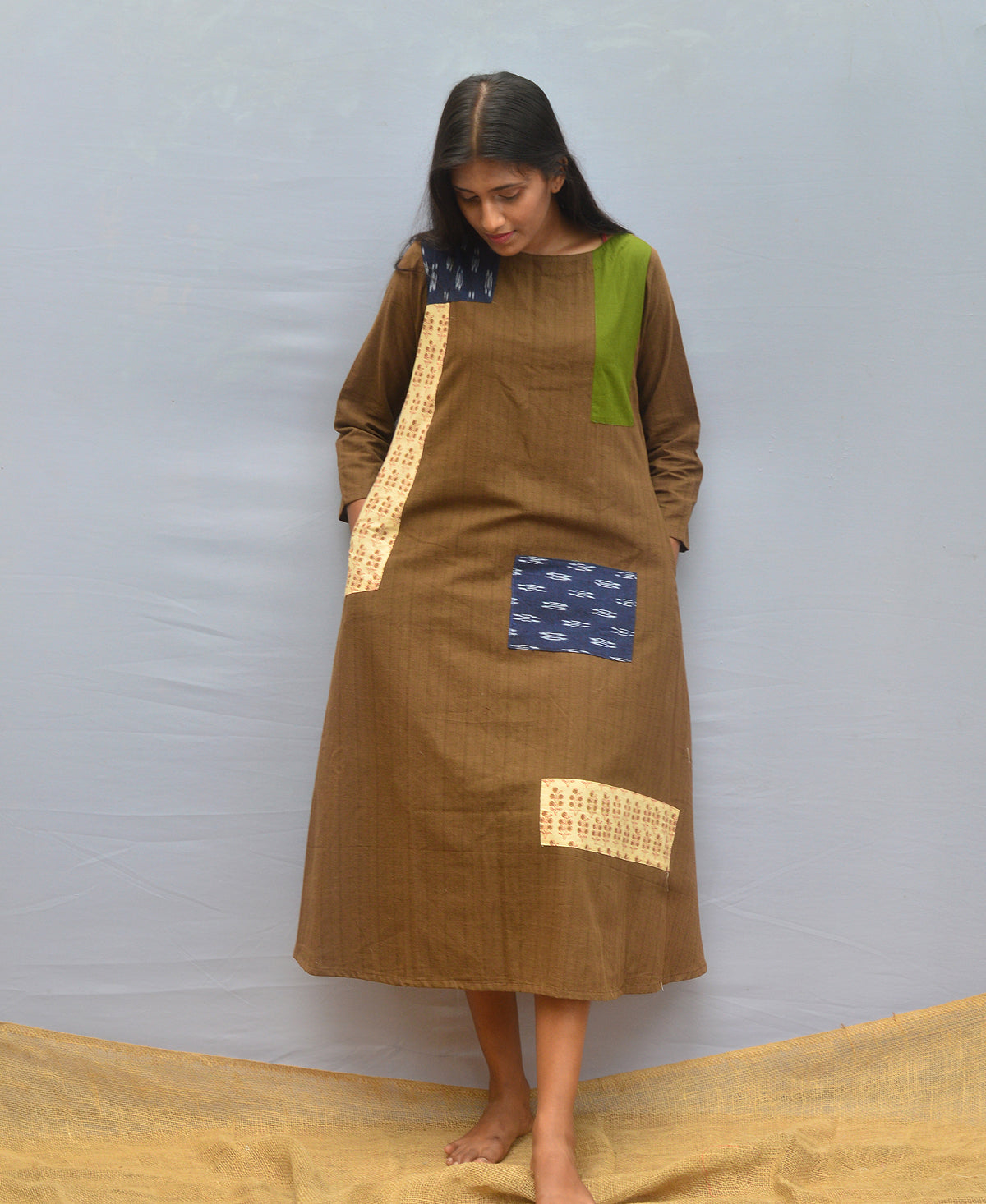 Coffee Brown Tailored Long Top