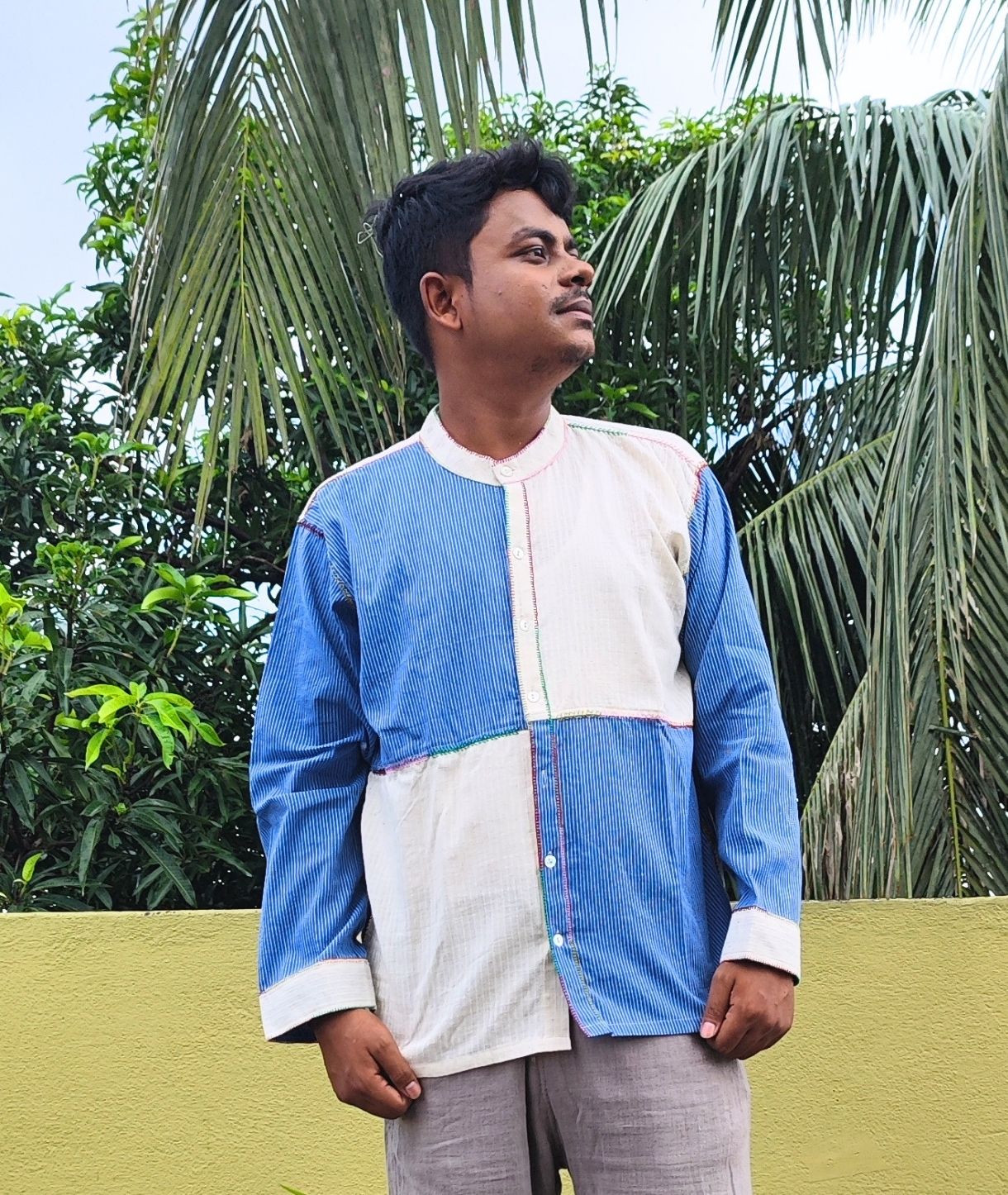 Neel Patch Unisex Casual Shirt