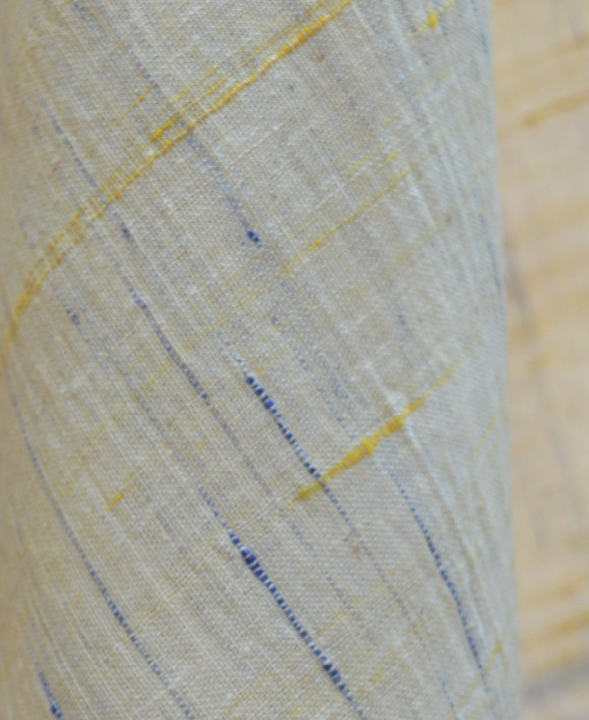 Indigo & Yellow Futki Jamdani Dupatta