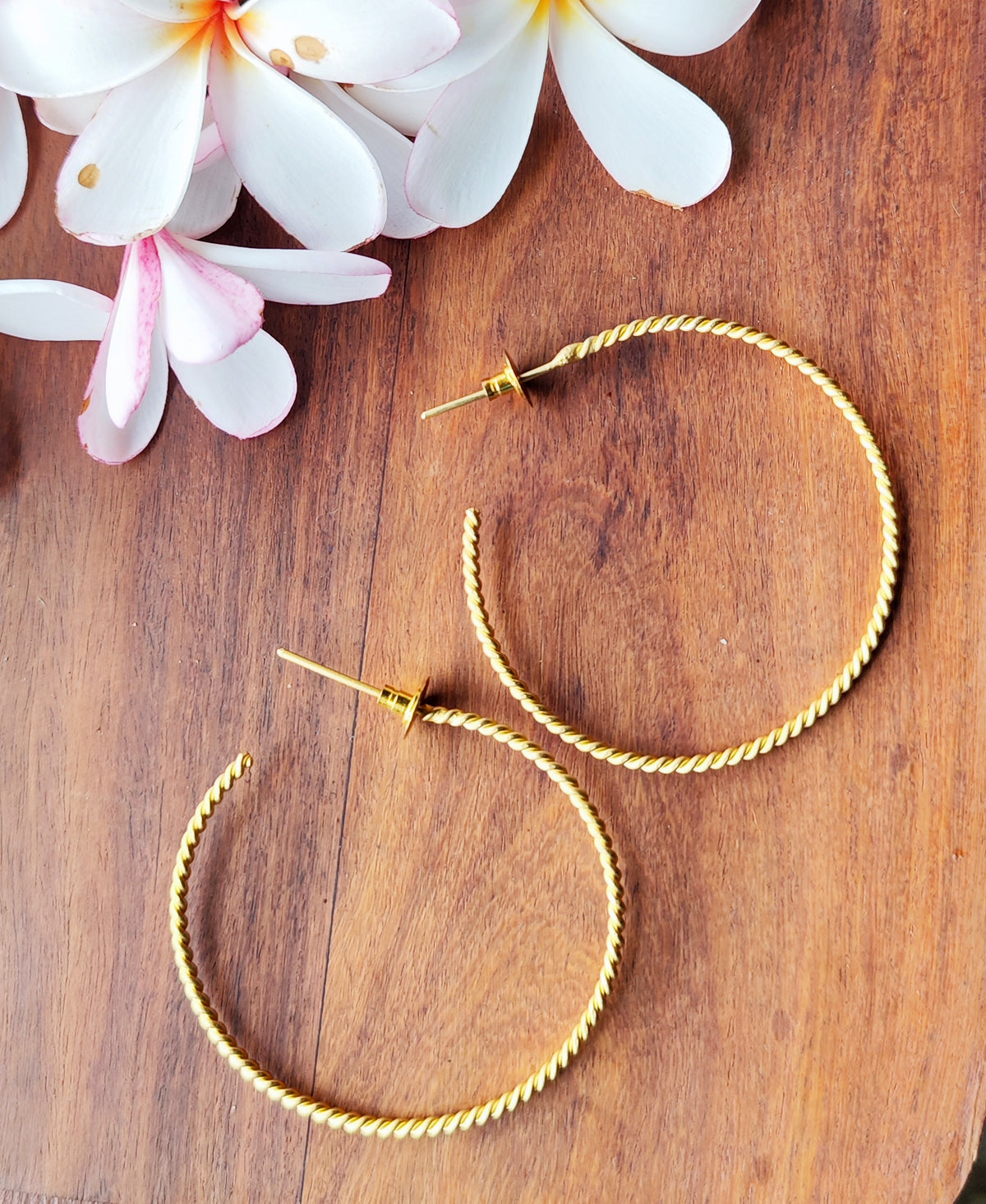 Swarna Taranga Gold Plated Hoop