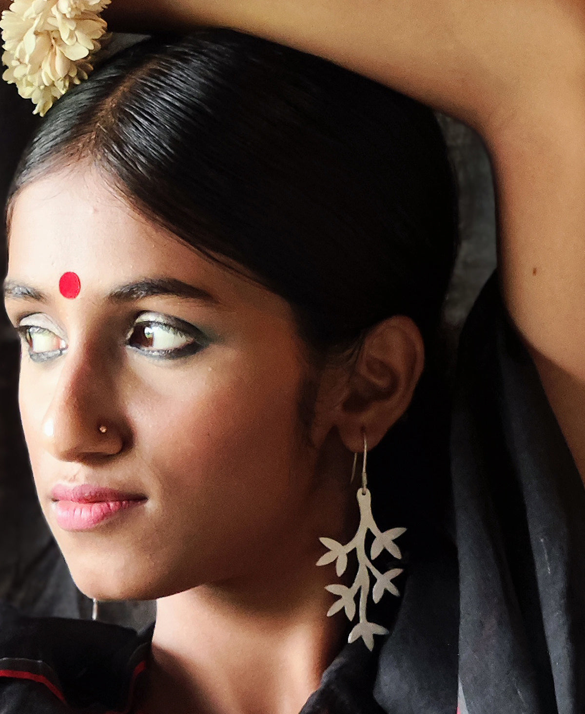 Tarangini - Silver Plated Earring