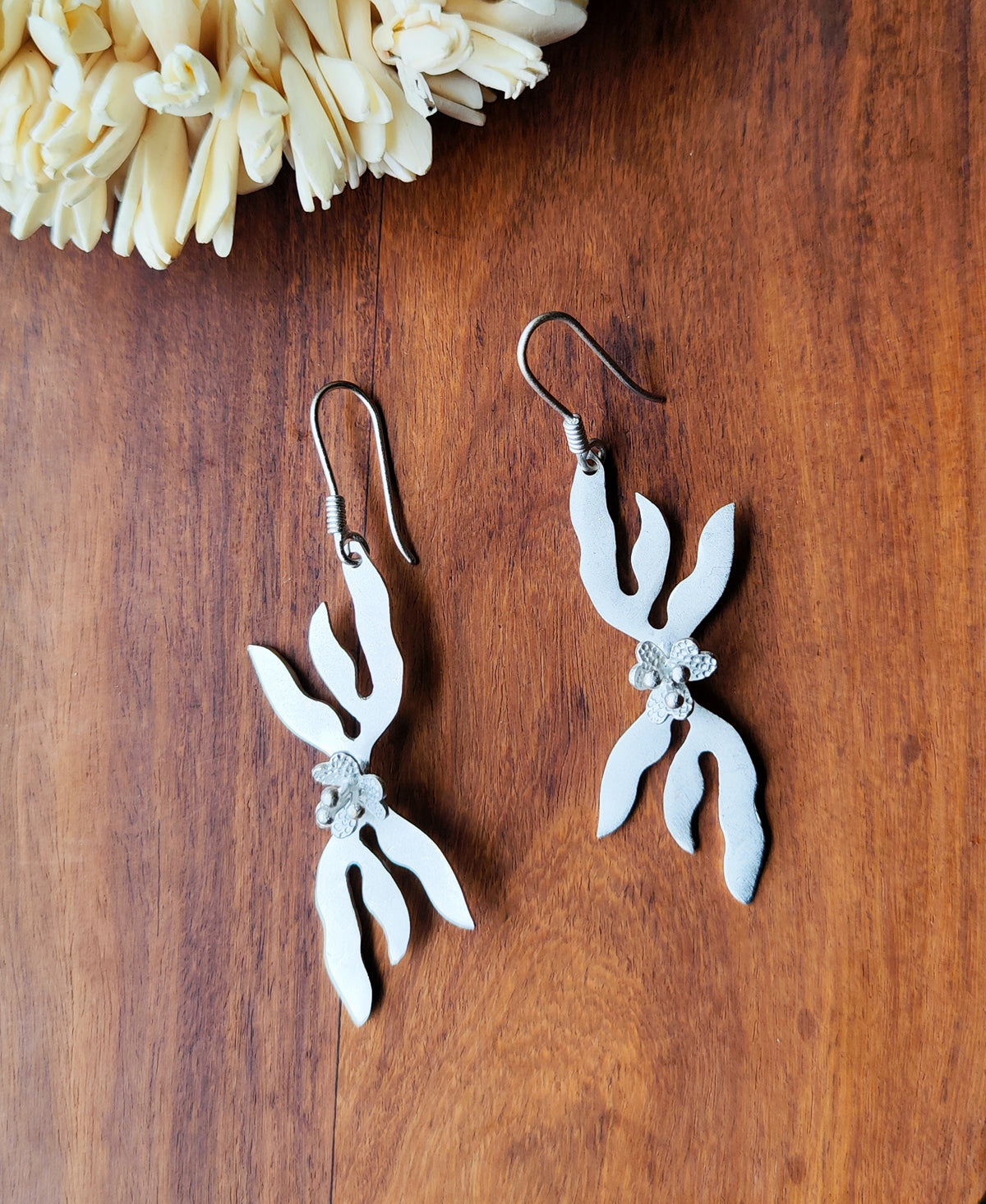 Srotini - Silver Plated Earring