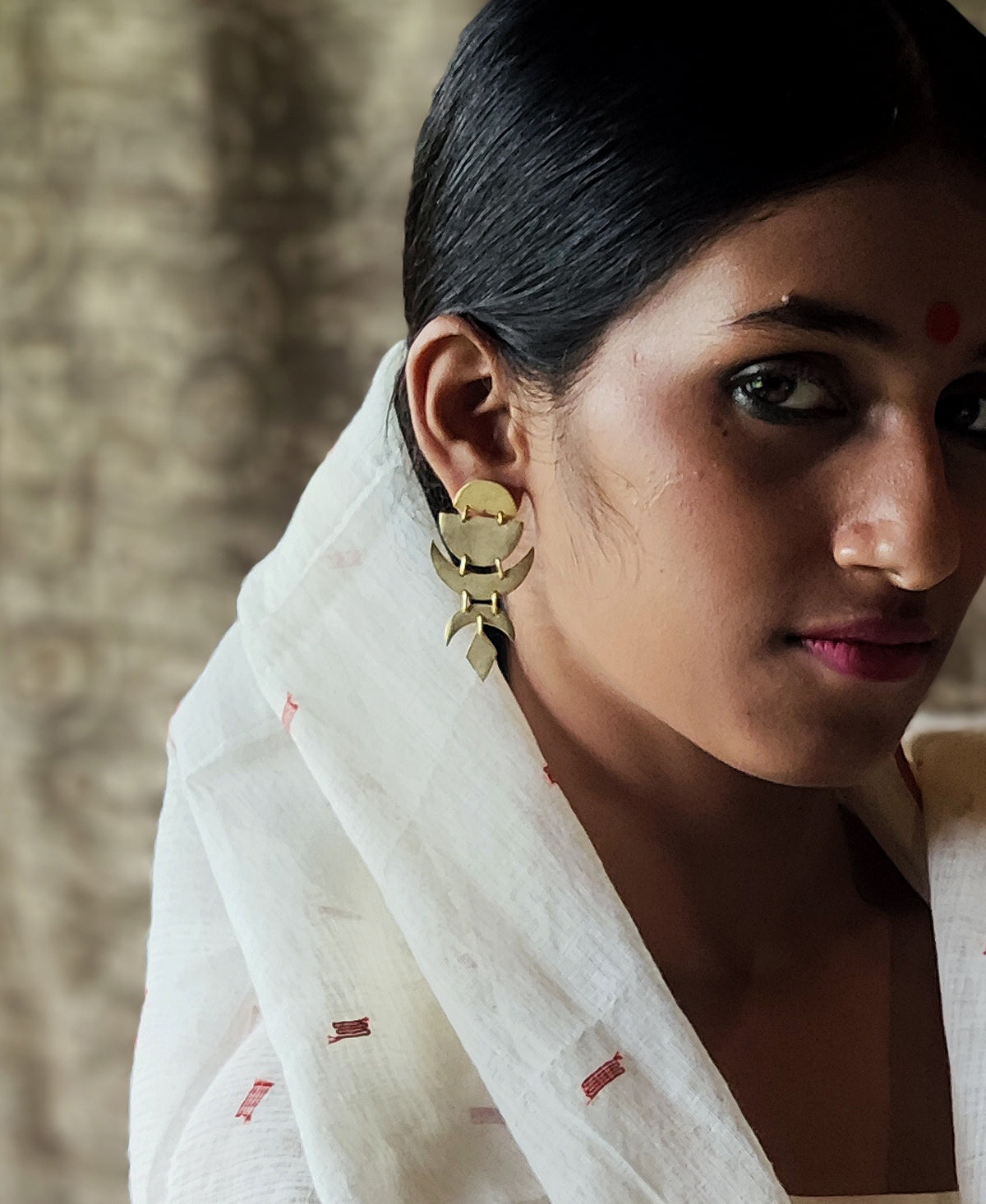 Chandrika - Gold Plated Earring