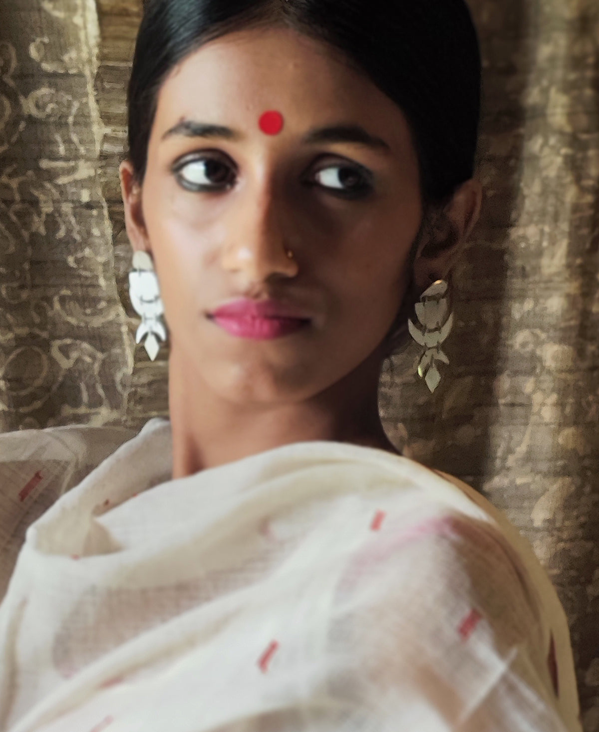 Chandrika - Silver Plated Earring