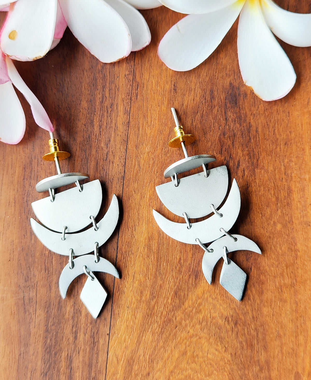 Chandrika - Silver Plated Earring