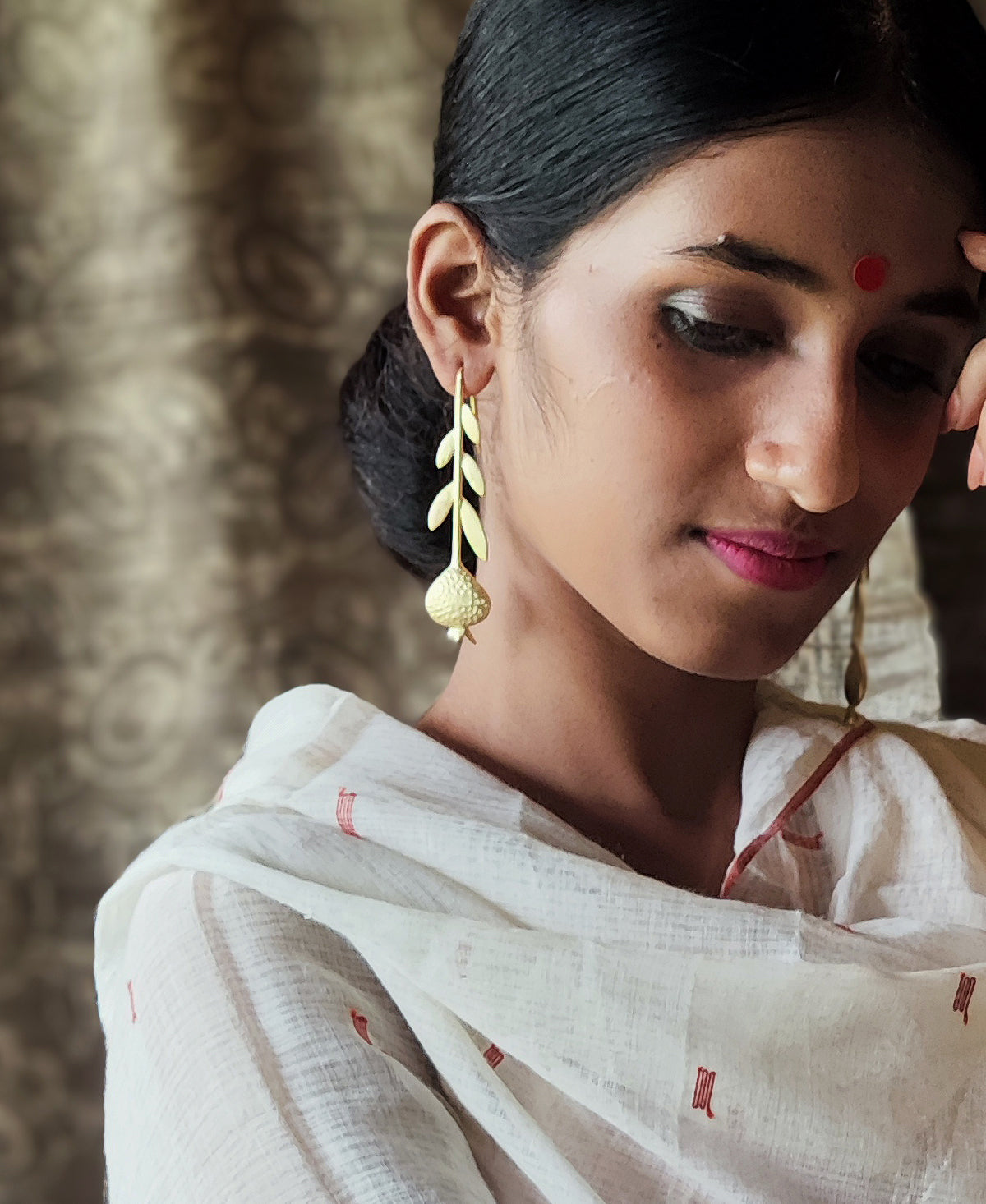 Rohita - Gold Plated Earring