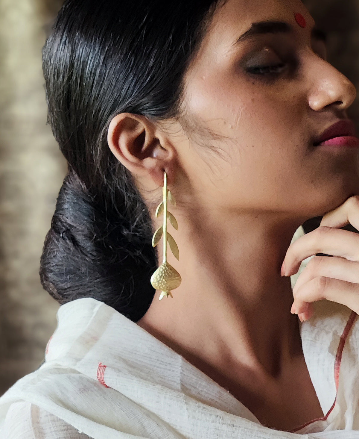Rohita - Gold Plated Earring