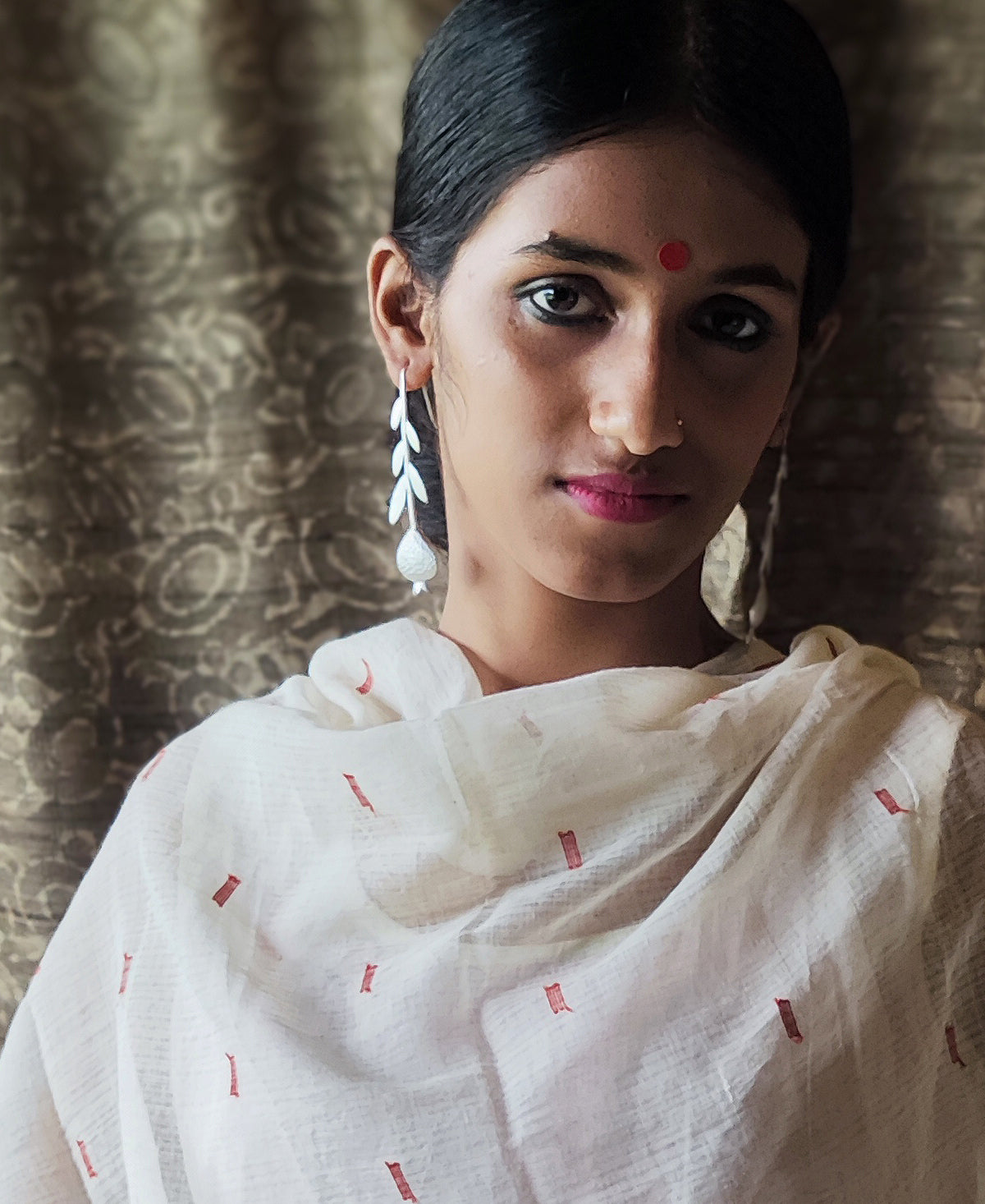 Rohita - Silver Plated Earring