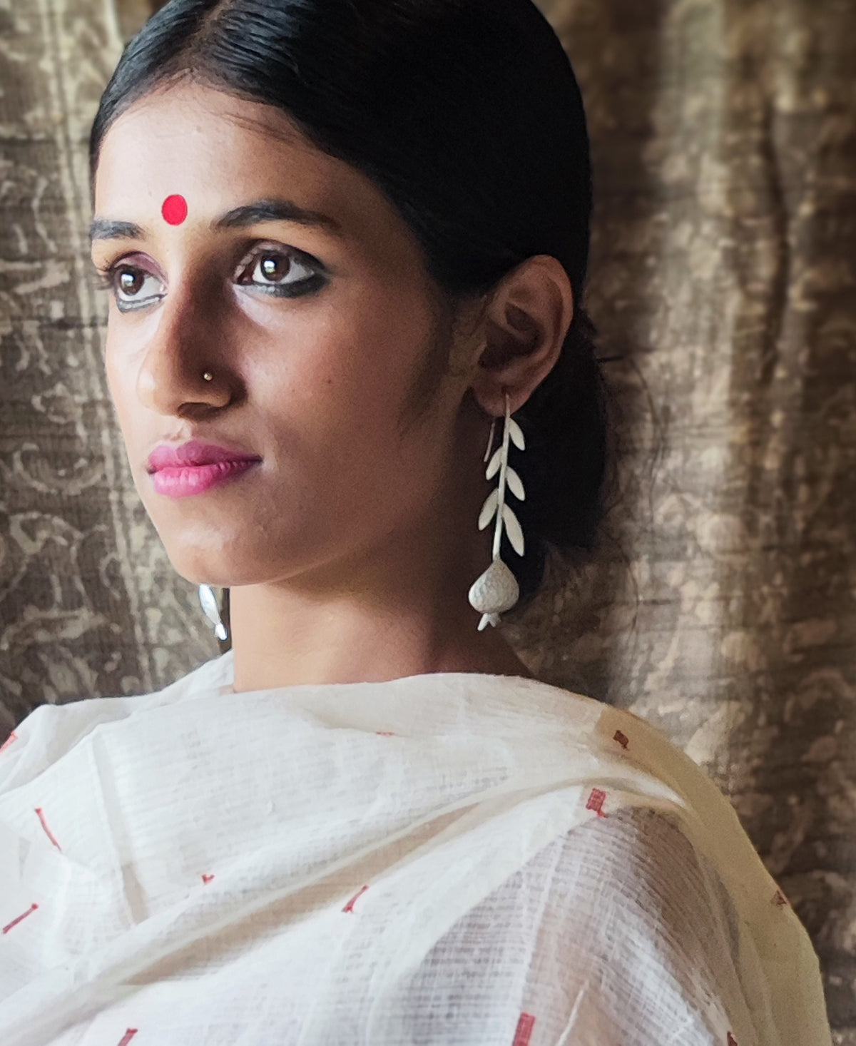 Rohita - Silver Plated Earring