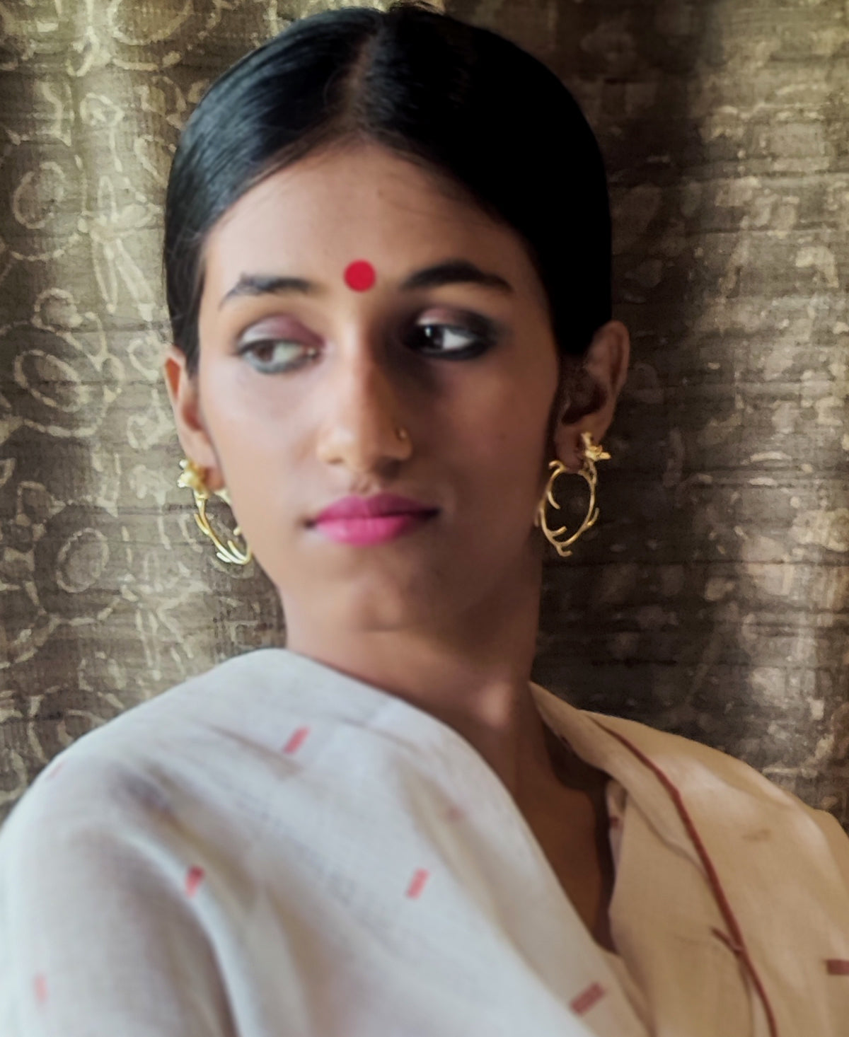 Suvarnika - Gold Plated Ear Stud