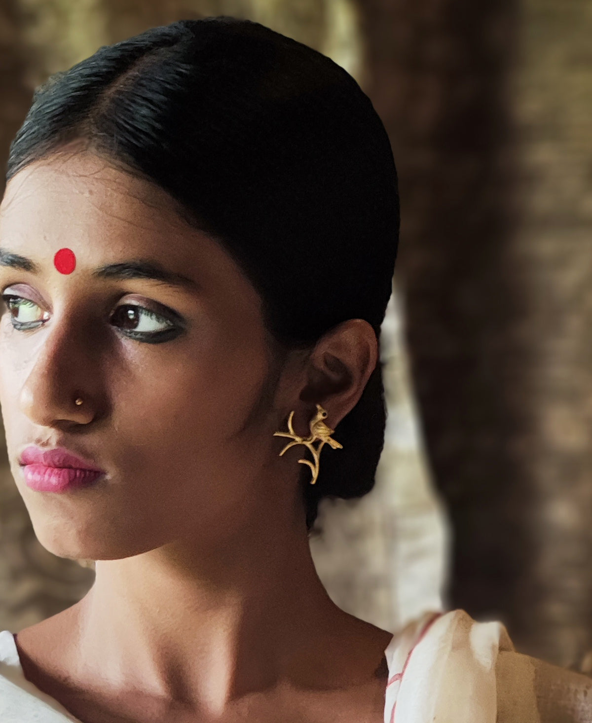 Kanana - Gold Plated Ear Stud