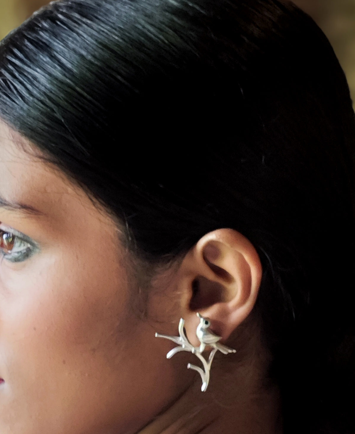 Kanana - Silver Plated Ear Stud