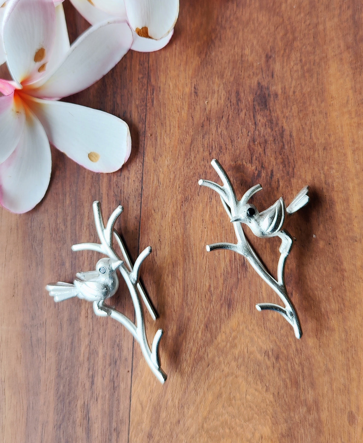 Kokila - Silver Plated Ear Stud