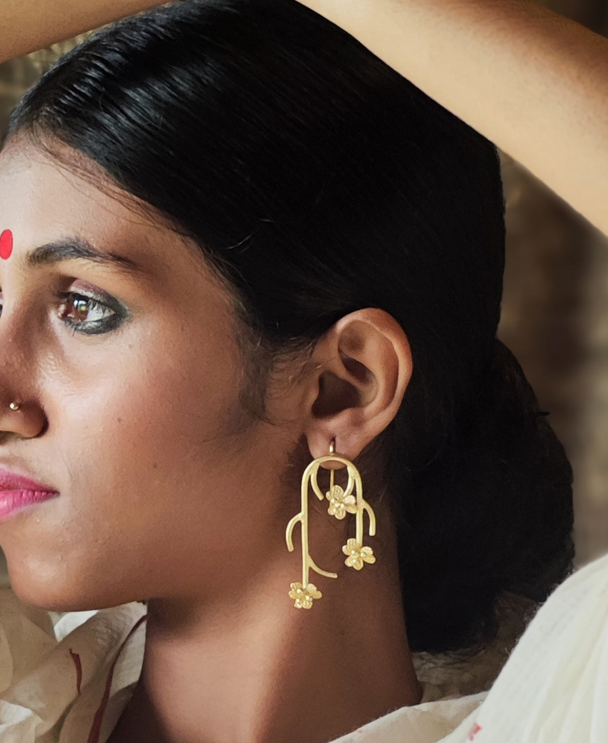 Pushpavalli - Gold Plated Earring