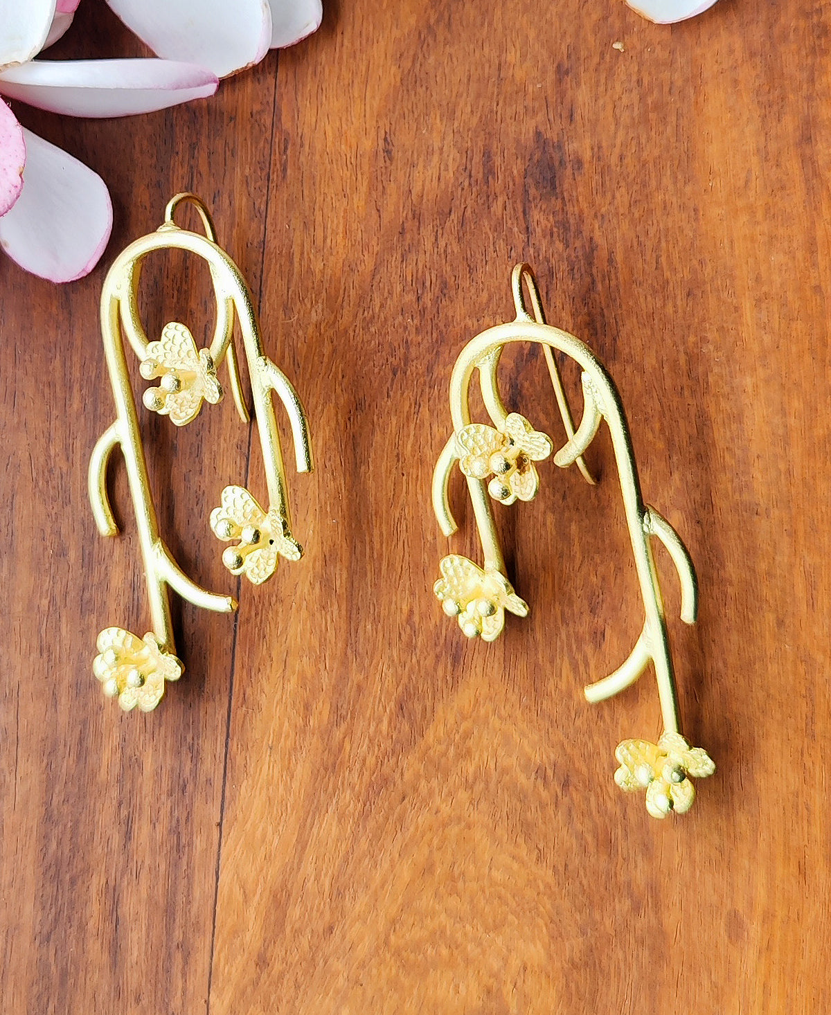 Pushpavalli - Gold Plated Earring