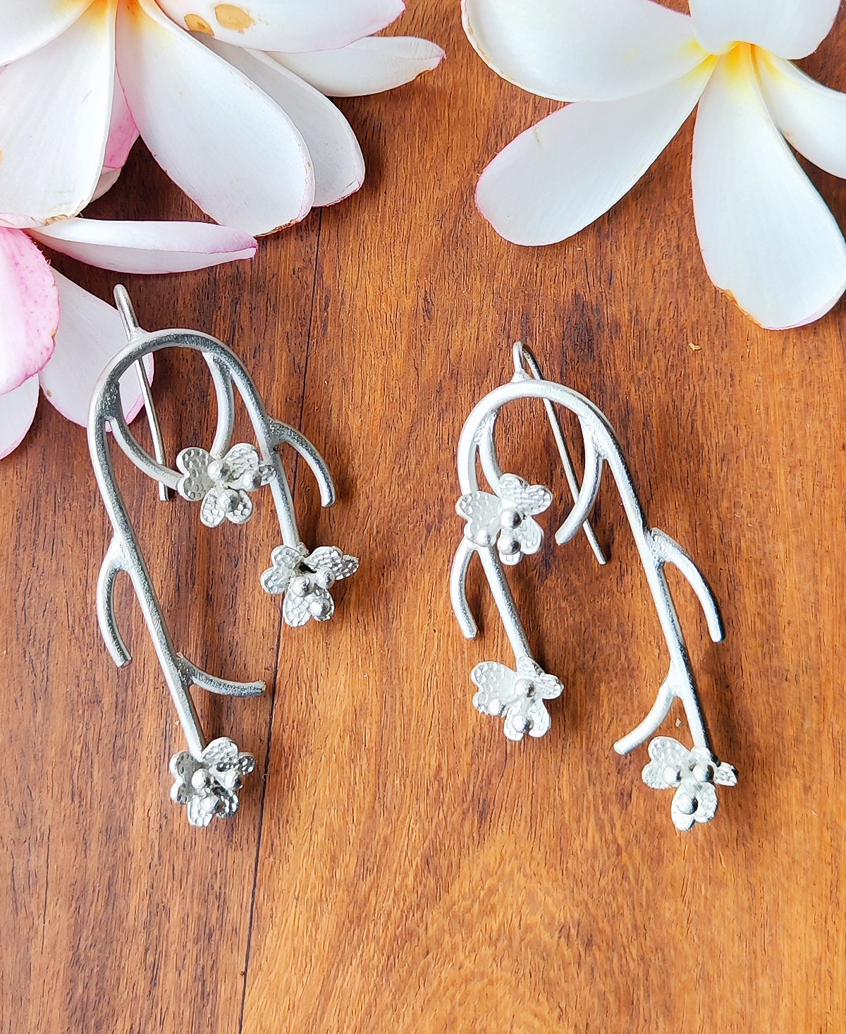 Pushpavalli - Silver Plated Earring