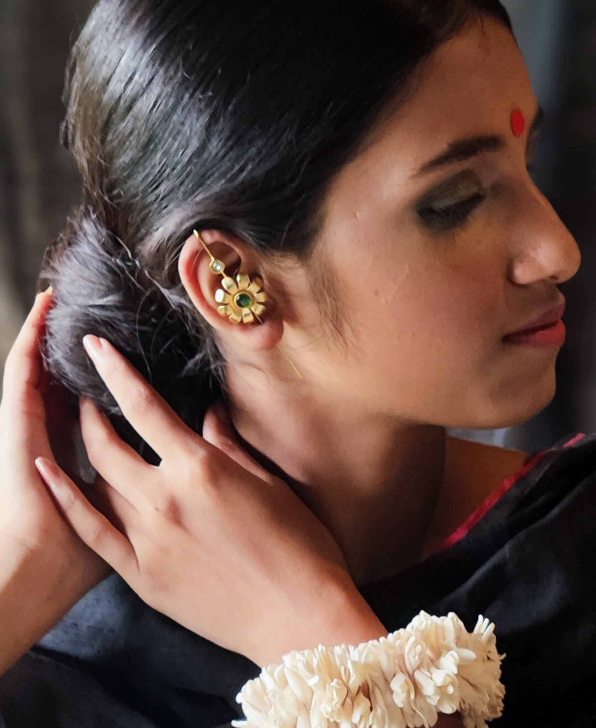 Chandrika Gold Plated Ear Cuff