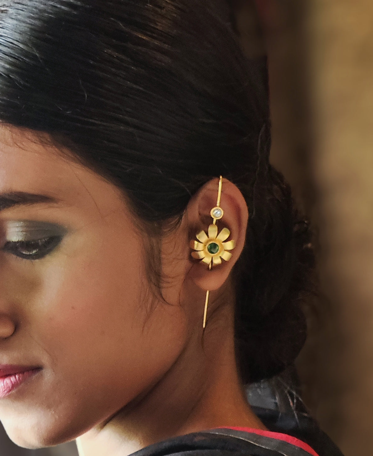Chandrika Gold Plated Ear Cuff