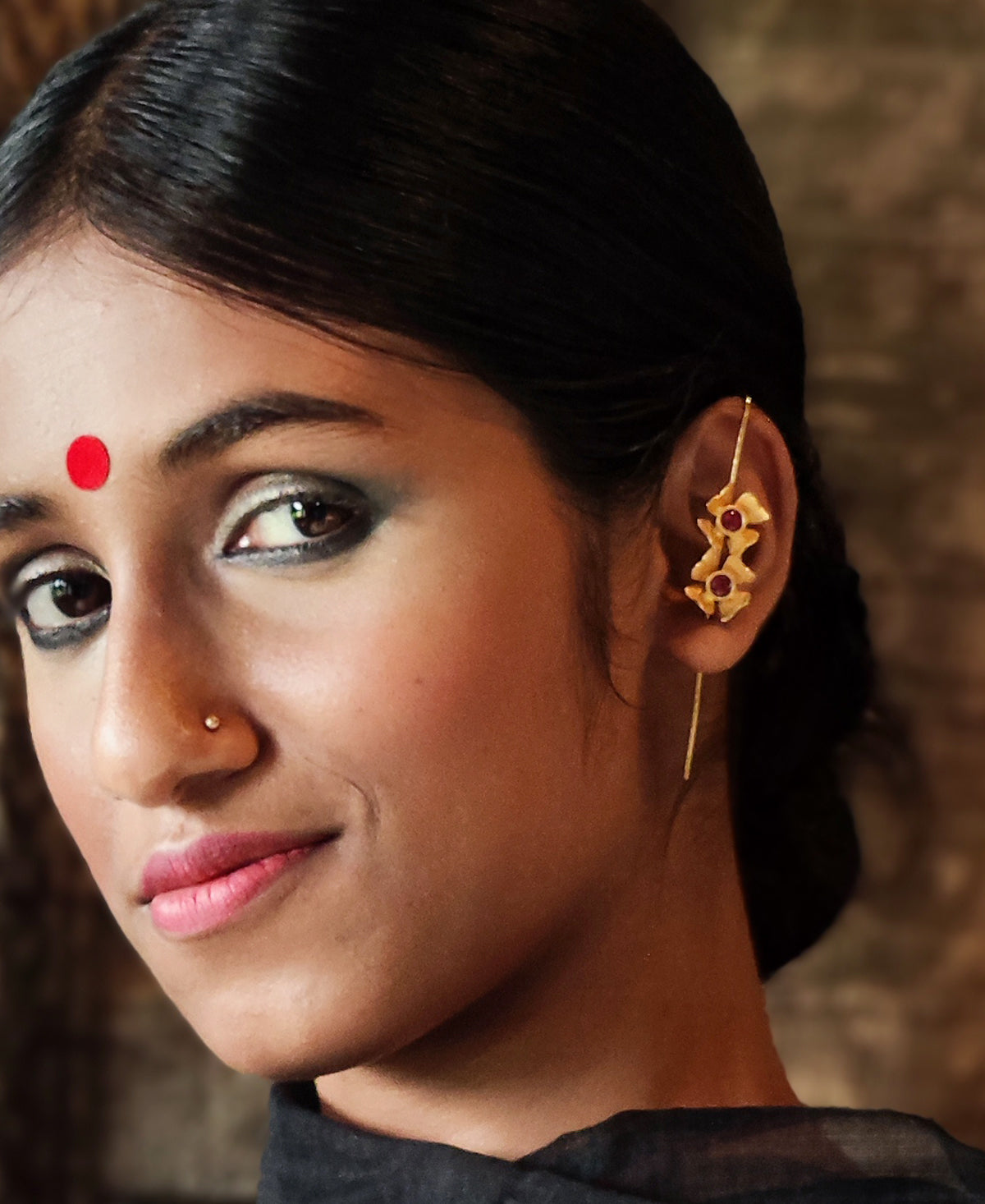 Karnika Gold Plated  Ear Cuff