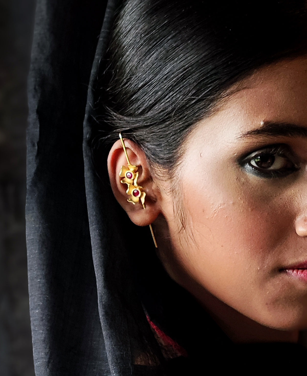 Karnika Gold Plated  Ear Cuff