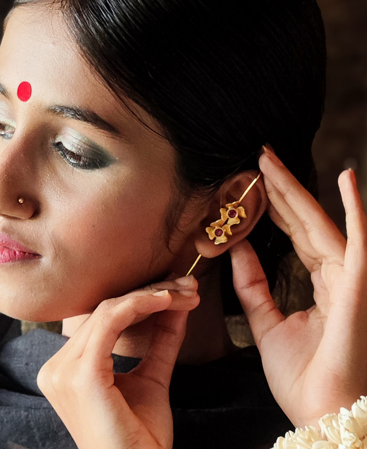 Karnika Gold Plated  Ear Cuff