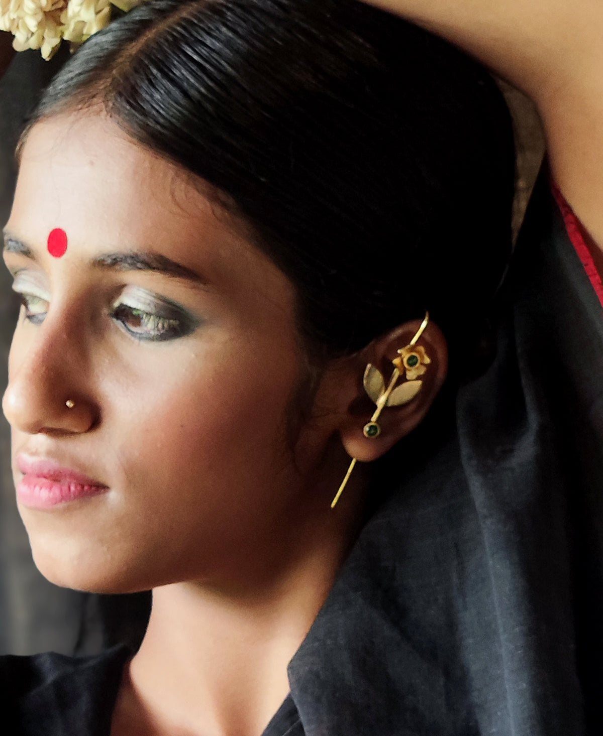 Mallika Gold Plated Ear Cuff