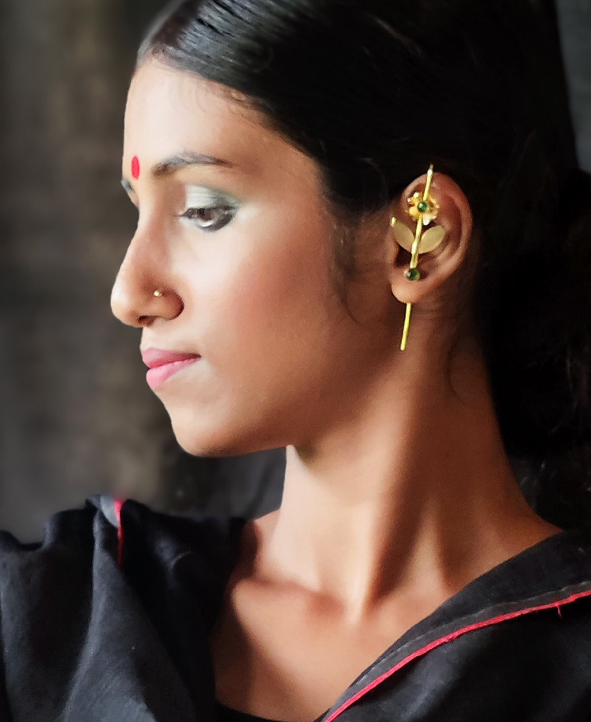 Mallika Gold Plated Ear Cuff