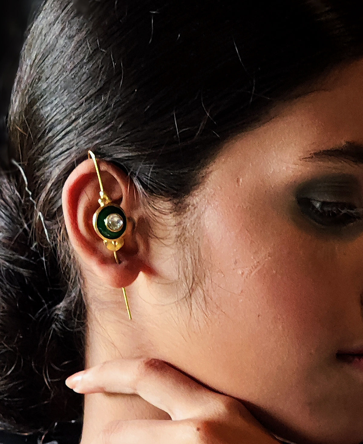 Panna Gold Plated Ear Cuff