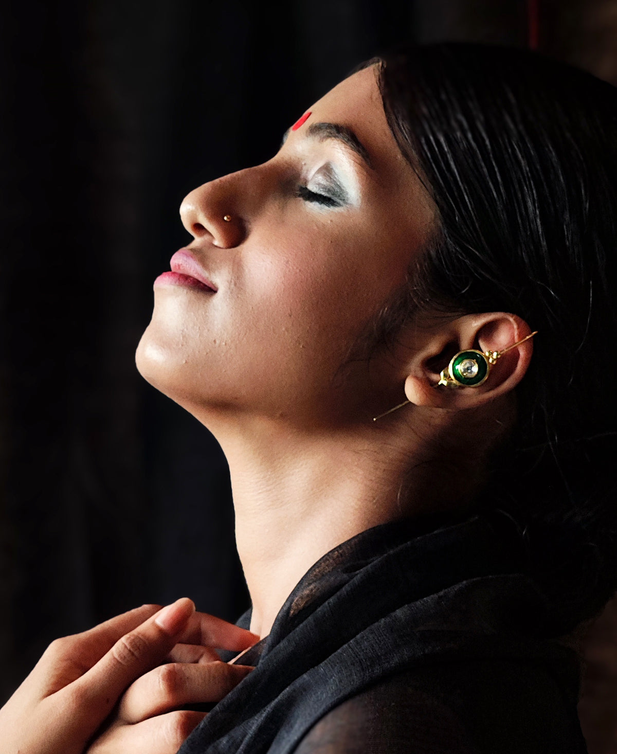 Panna Gold Plated Ear Cuff