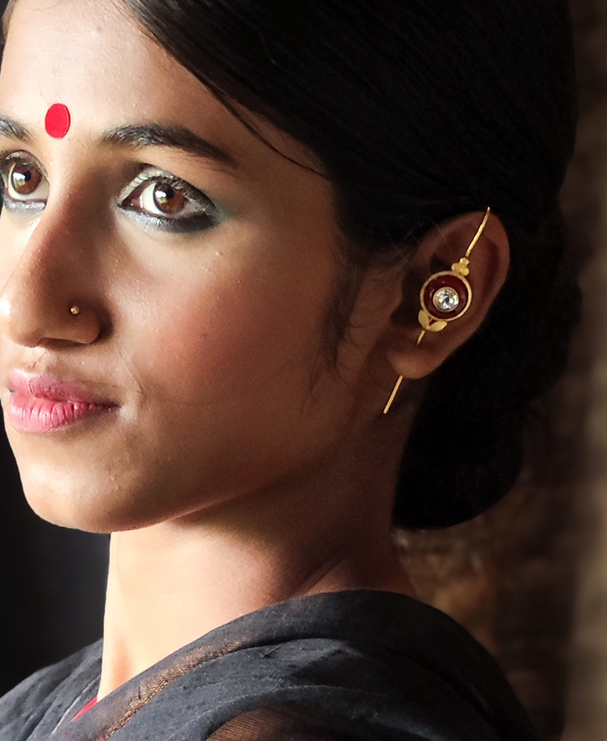 Agnishikha Gold Plated Ear Cuff