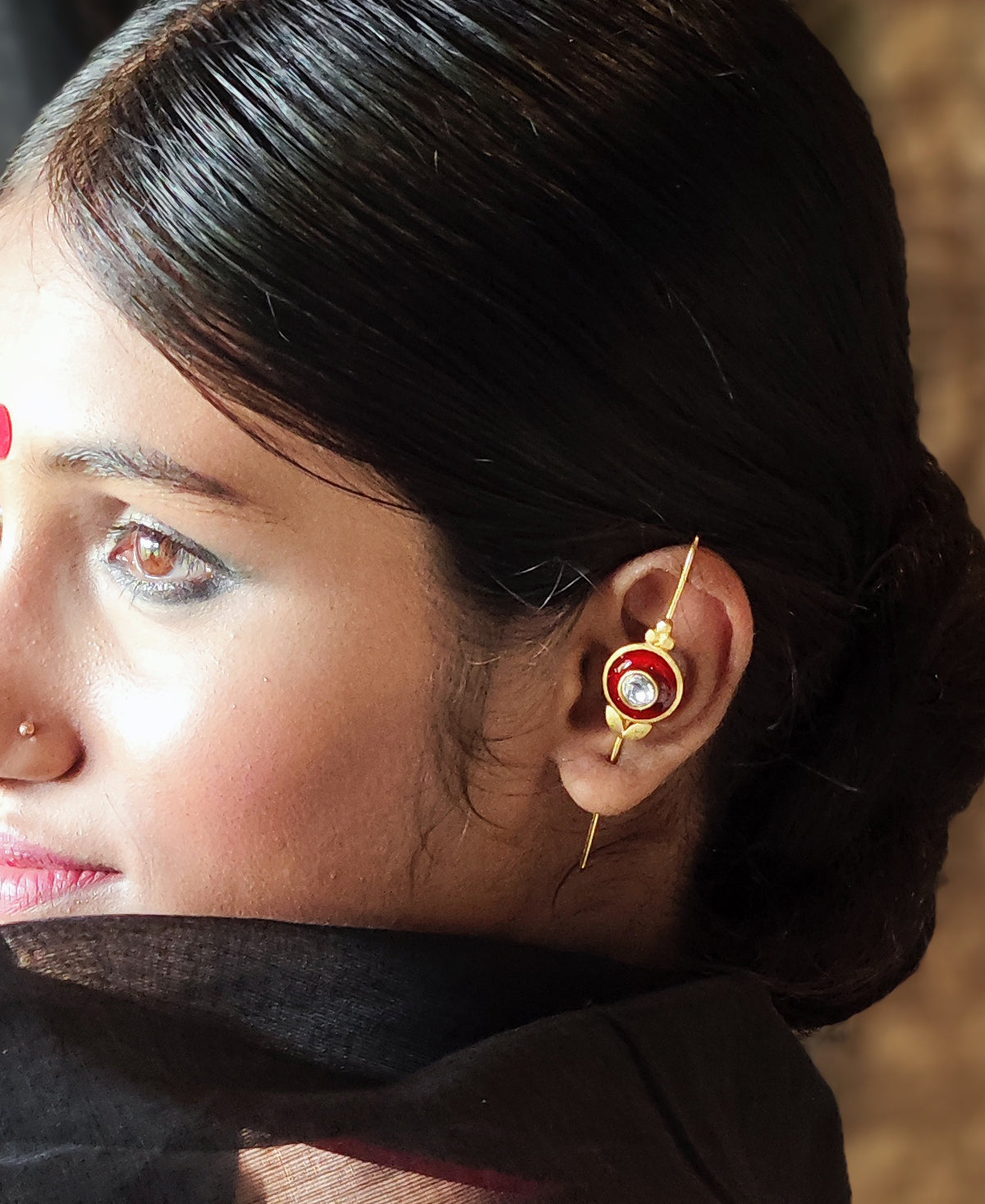 Agnishikha Gold Plated Ear Cuff