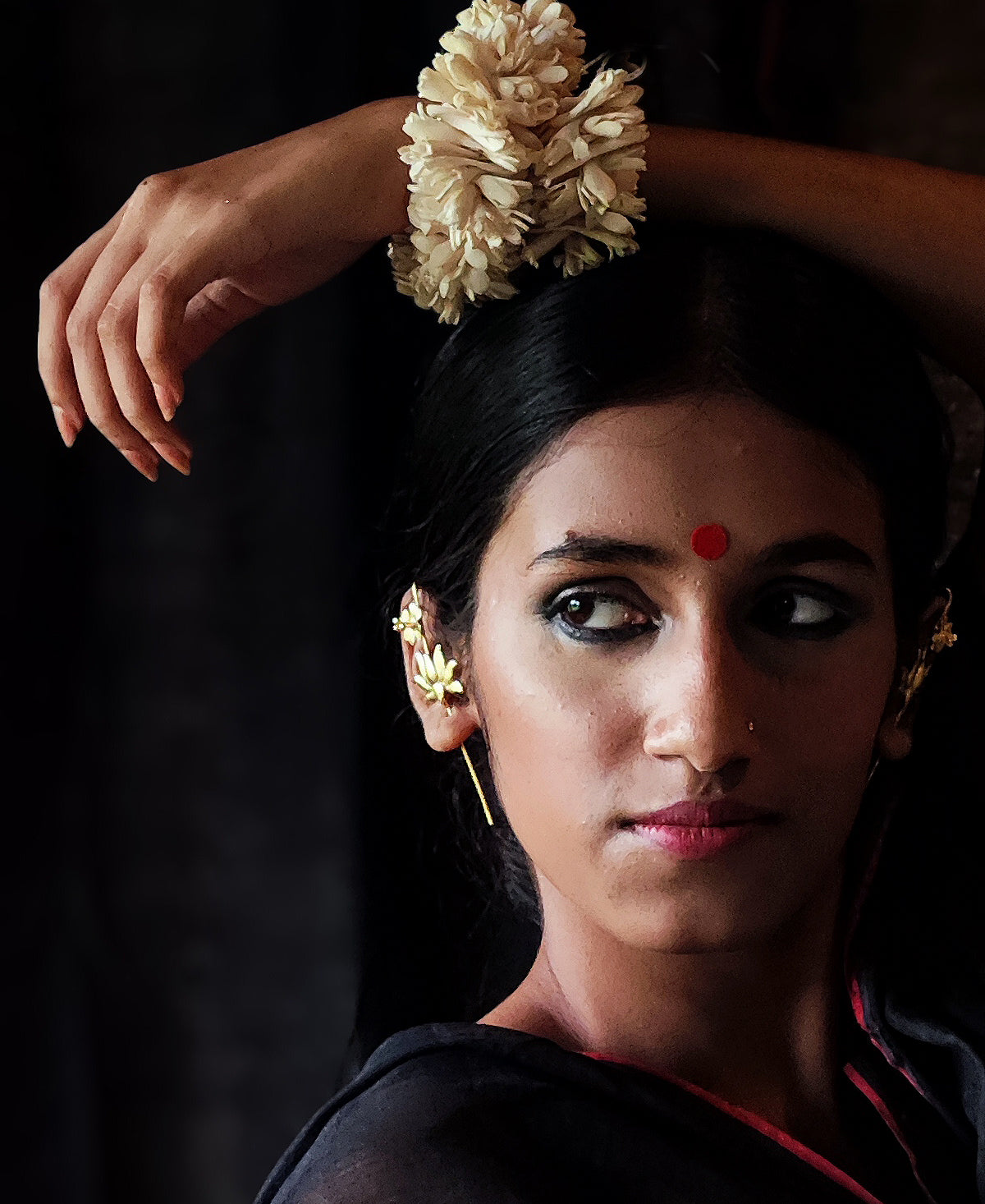 Kumudini Gold Plated Ear Cuff