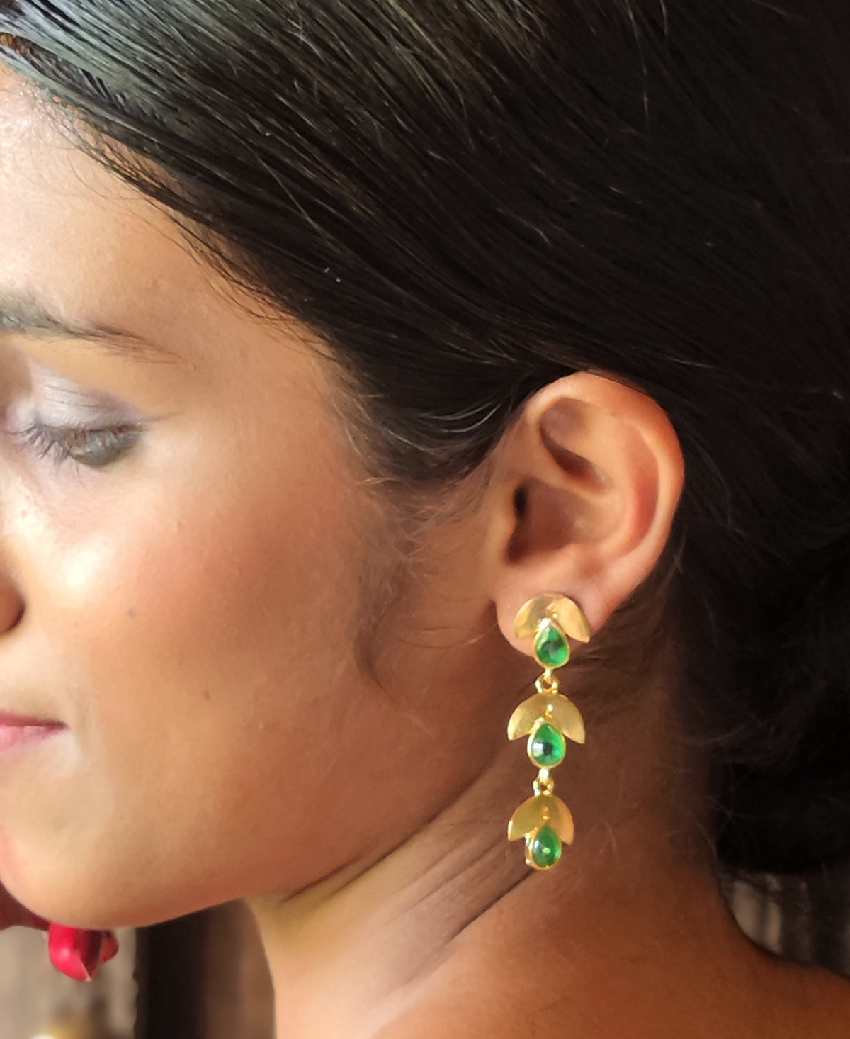 Sobuj Pallav Earring