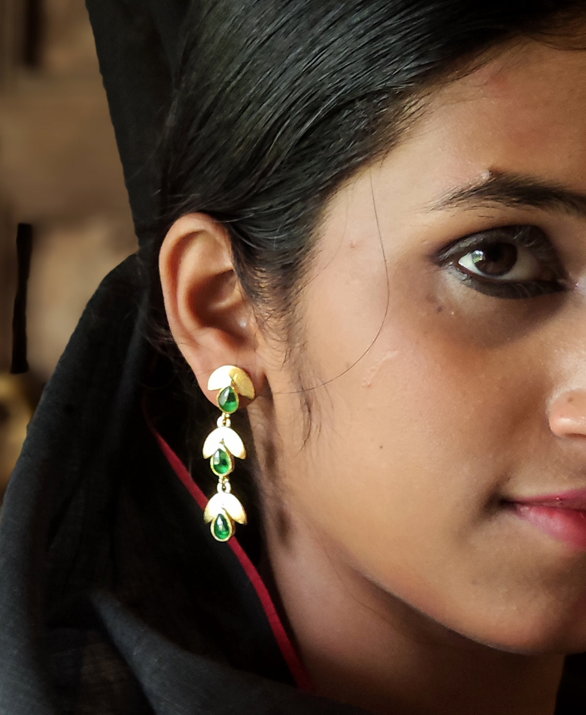 Sobuj Pallav Earring