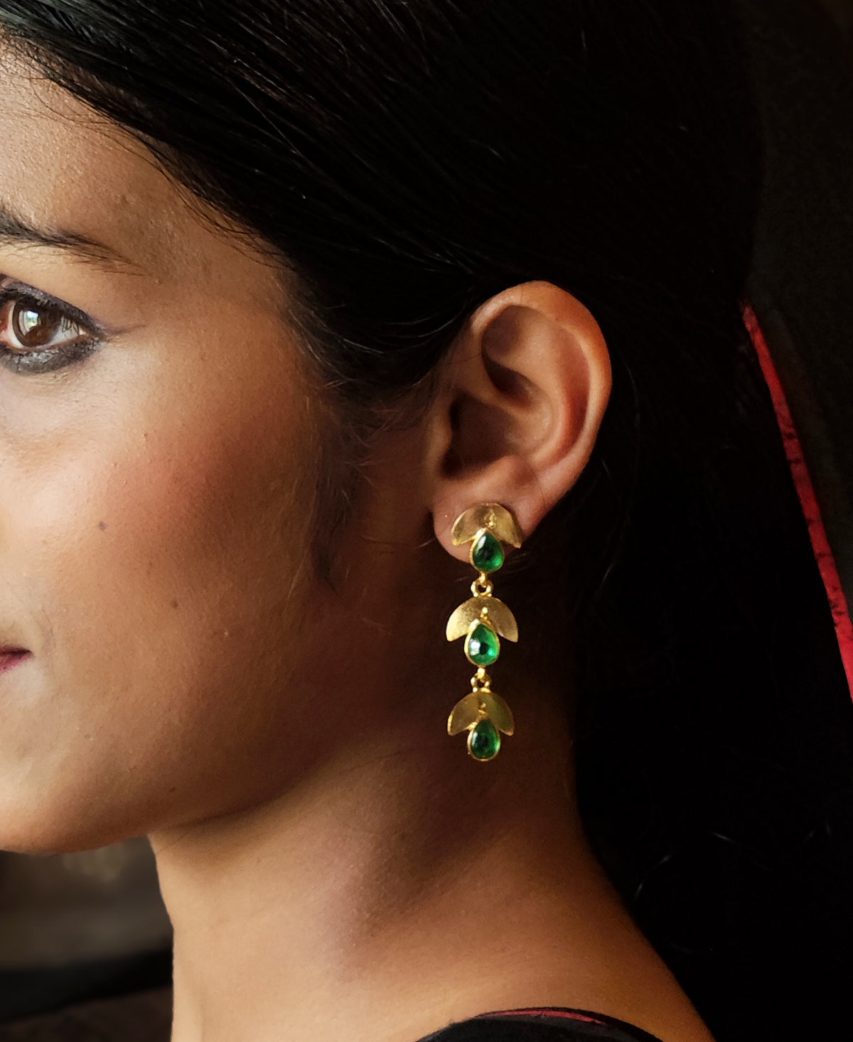 Sobuj Pallav Earring