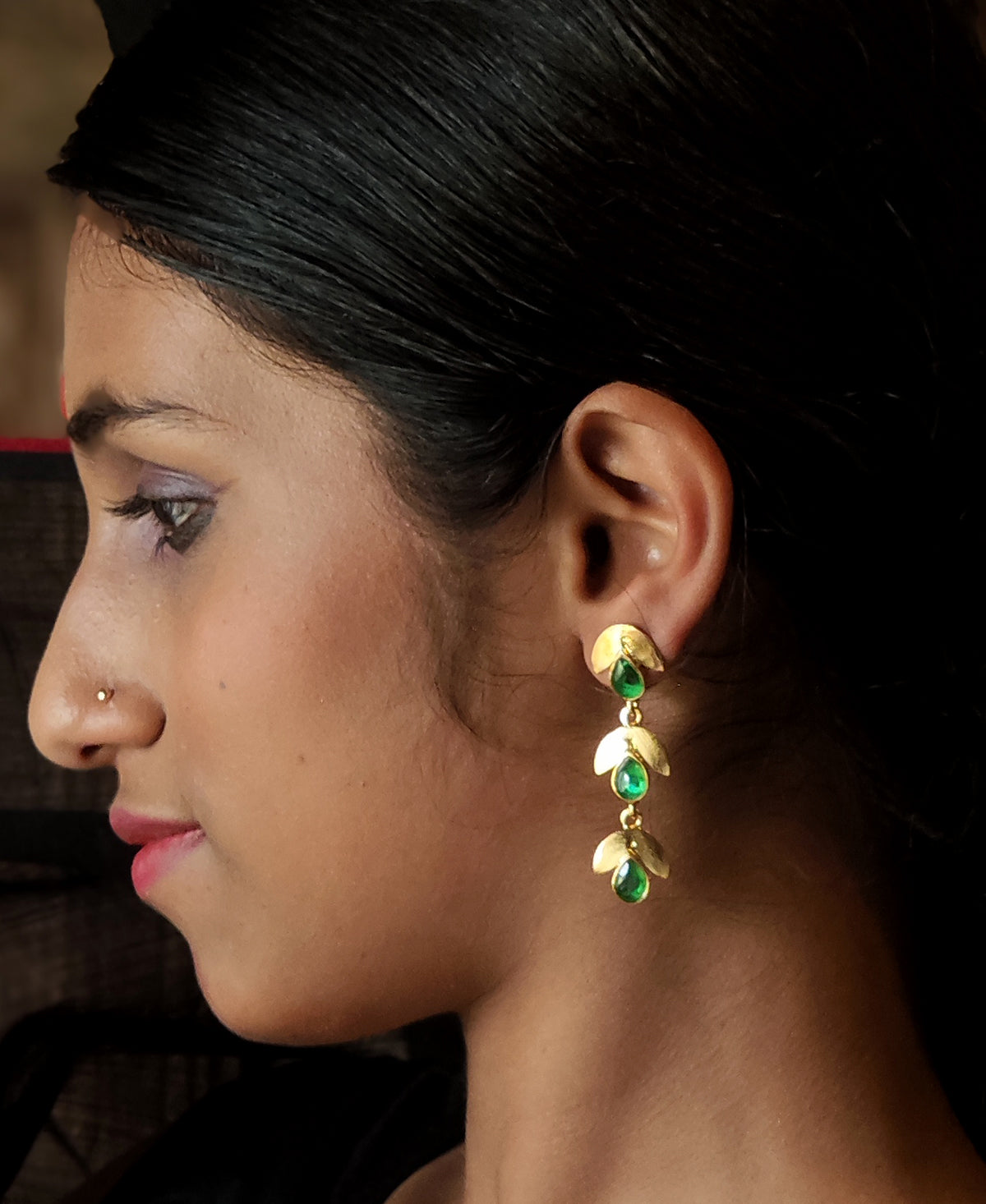 Sobuj Pallav Earring