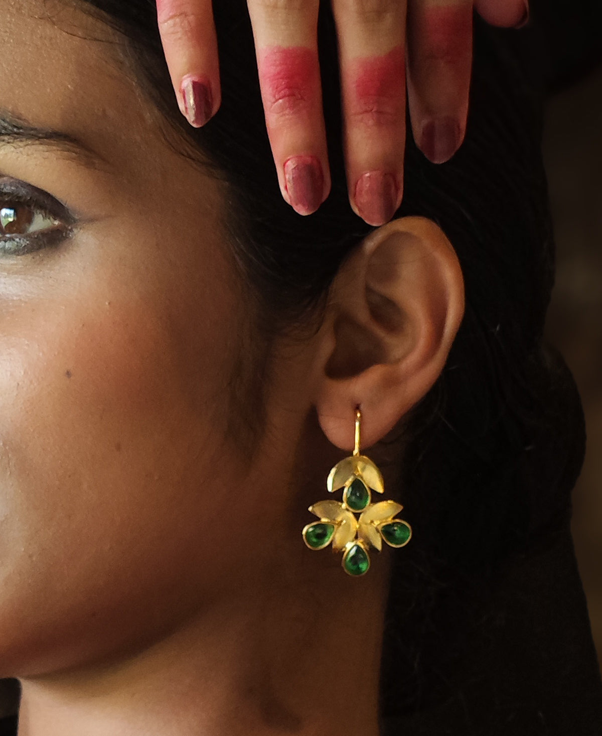 Sobuj Borsha Pallav Earring