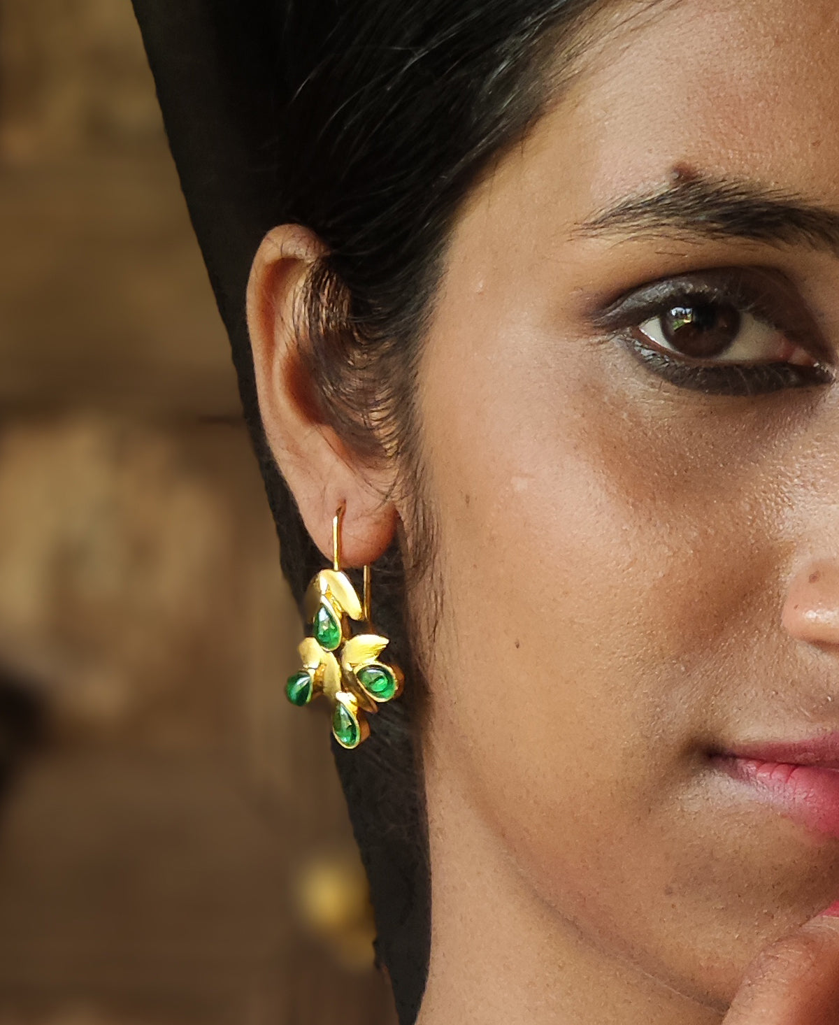 Sobuj Borsha Pallav Earring