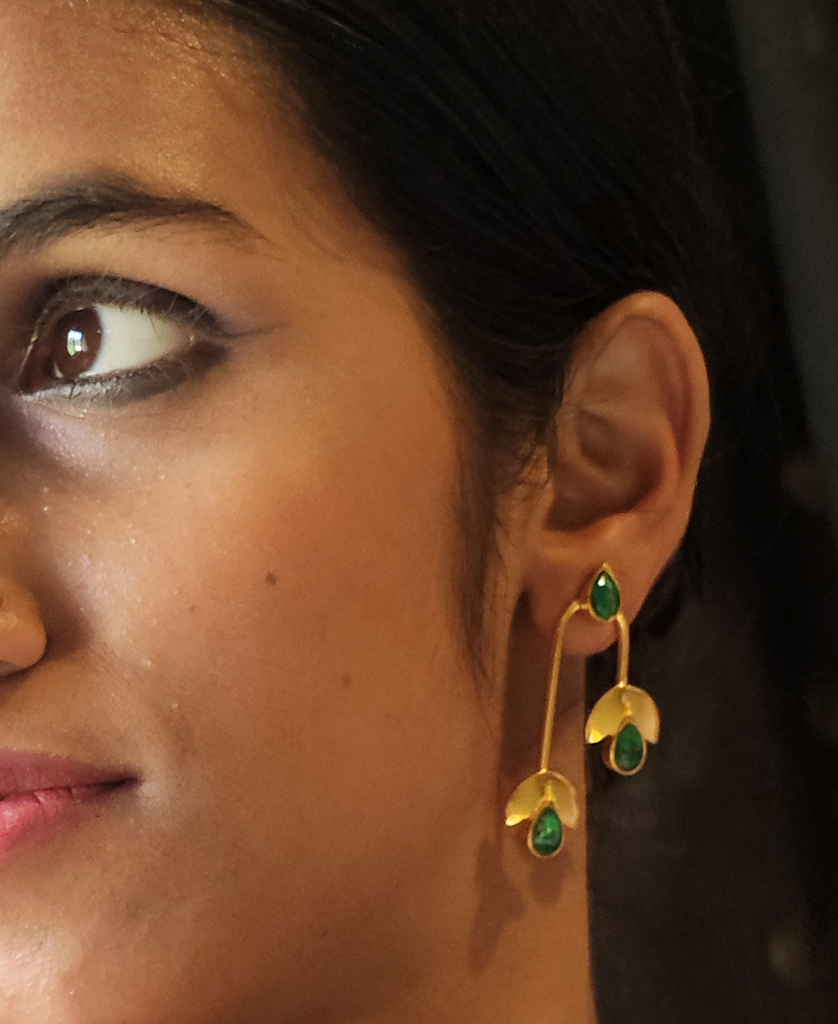 Sobuj Ananga Pallav Earring