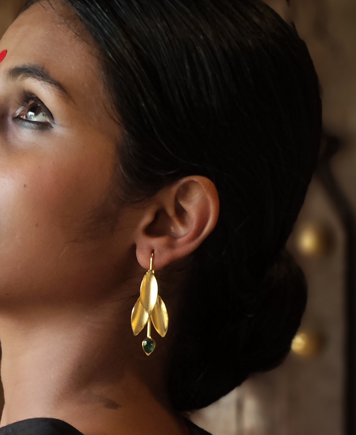 Sobuj Amra Pallav Earring