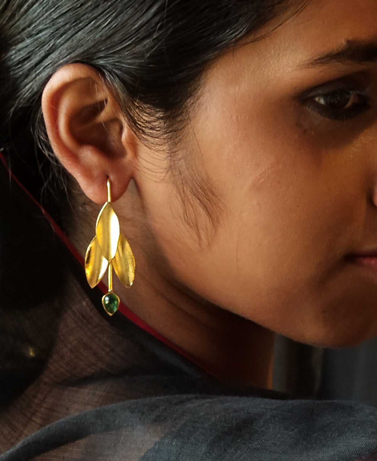Sobuj Amra Pallav Earring