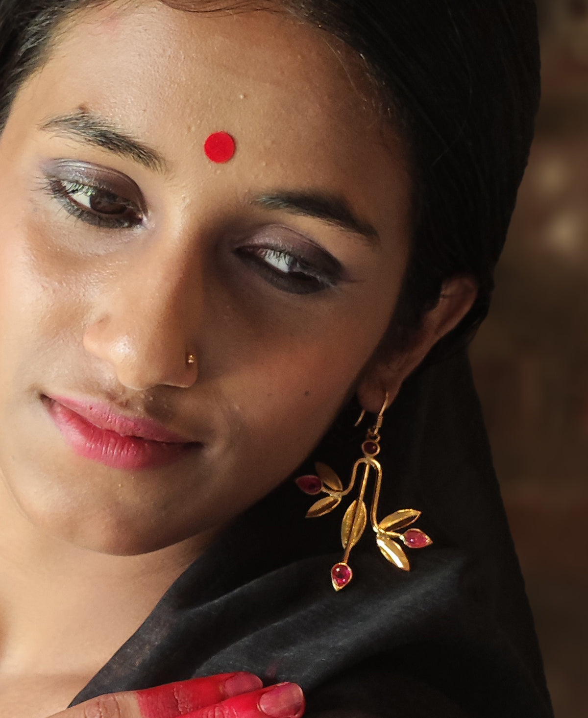 Raanga Charupata Pallav Earring