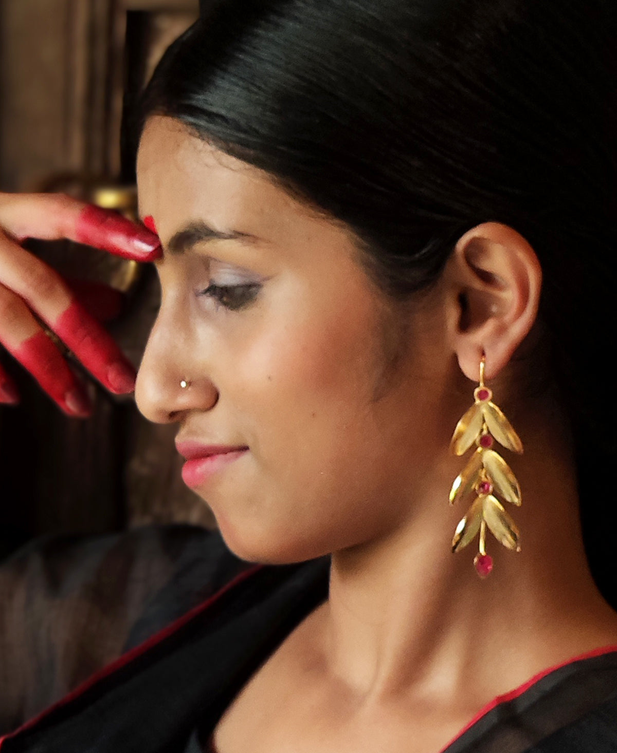 Raanga Shakha Pallav Earring