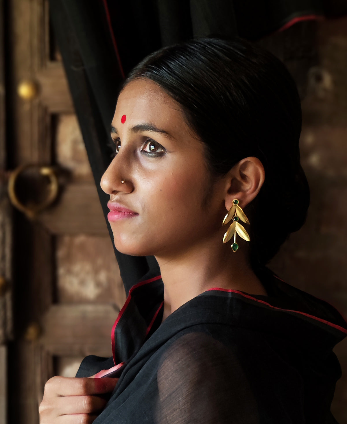 Sobuj Sondha Pallav Earring